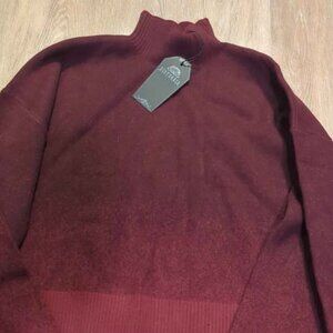 Disturbia nightjar ombre knit jumper size small red new